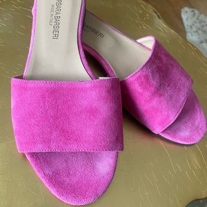 Pink Suede Women's Sandals